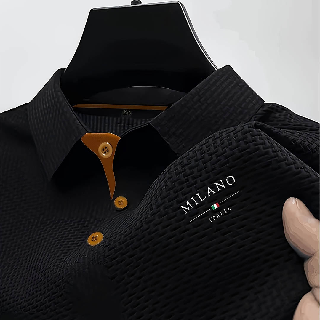 Culture® | Textured Knit Polo Shirt for Men