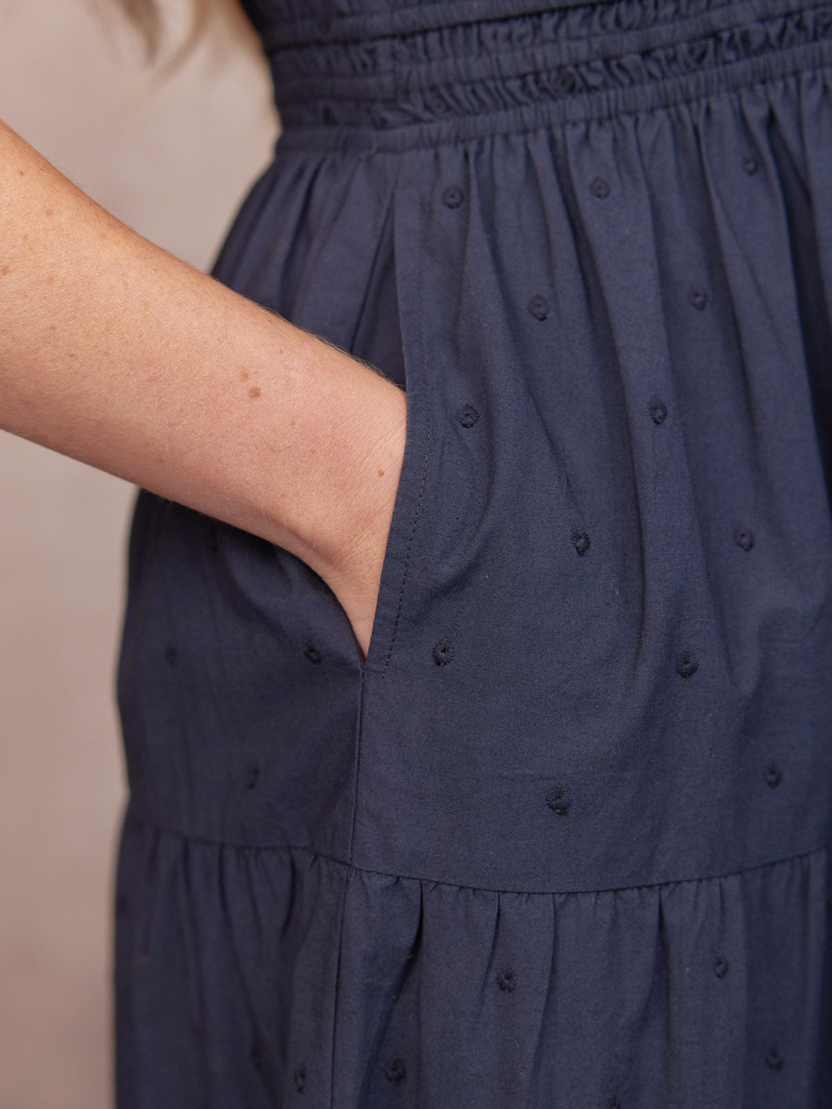 Culture® | Cotton Summer Dress - Dark Navy