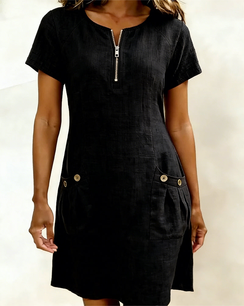 Culture® | Cotton Zip Pocket Dress