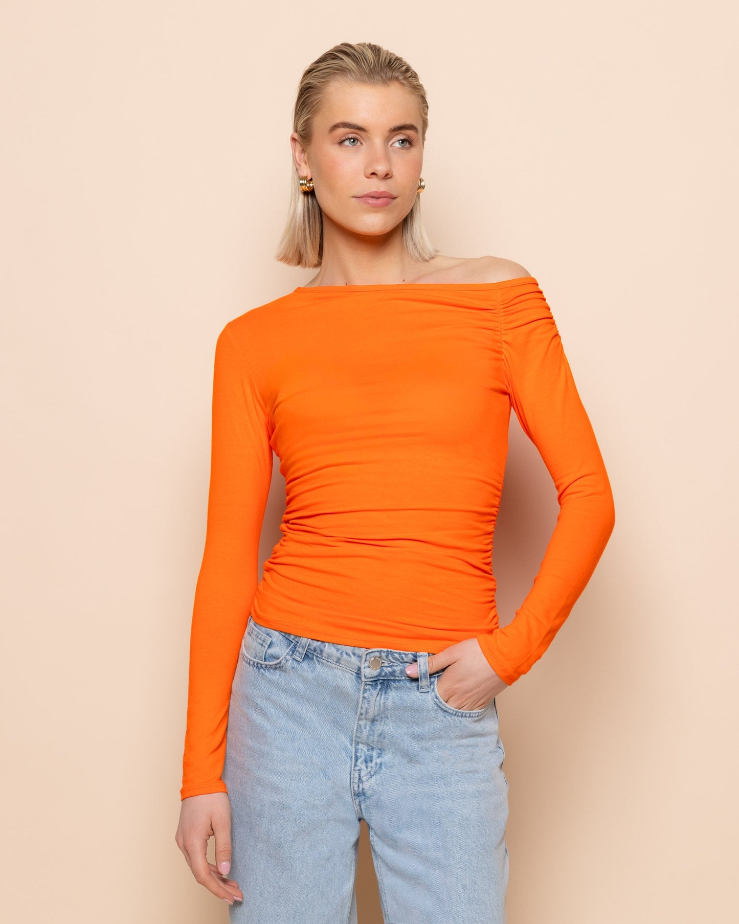 Culture® | Paris Off-Shoulder Top - Orange