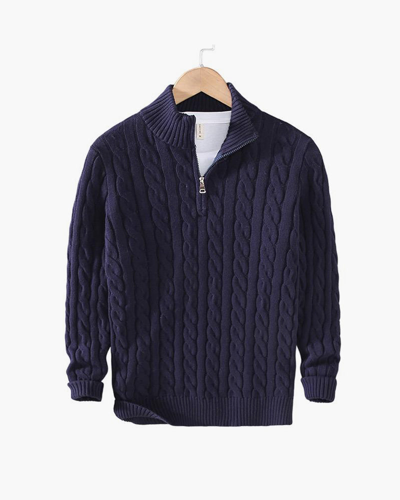Culture® | Zipped Cable Sweater