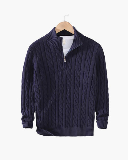 Culture® | Zipped Cable Sweater