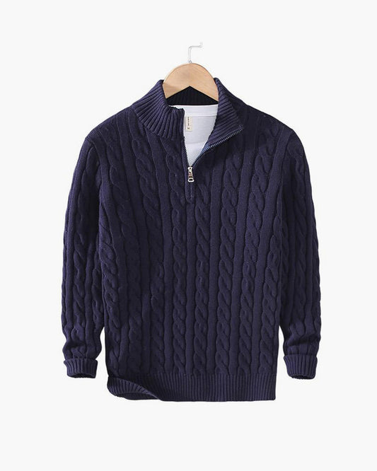 Culture® | Zipped Cable Sweater