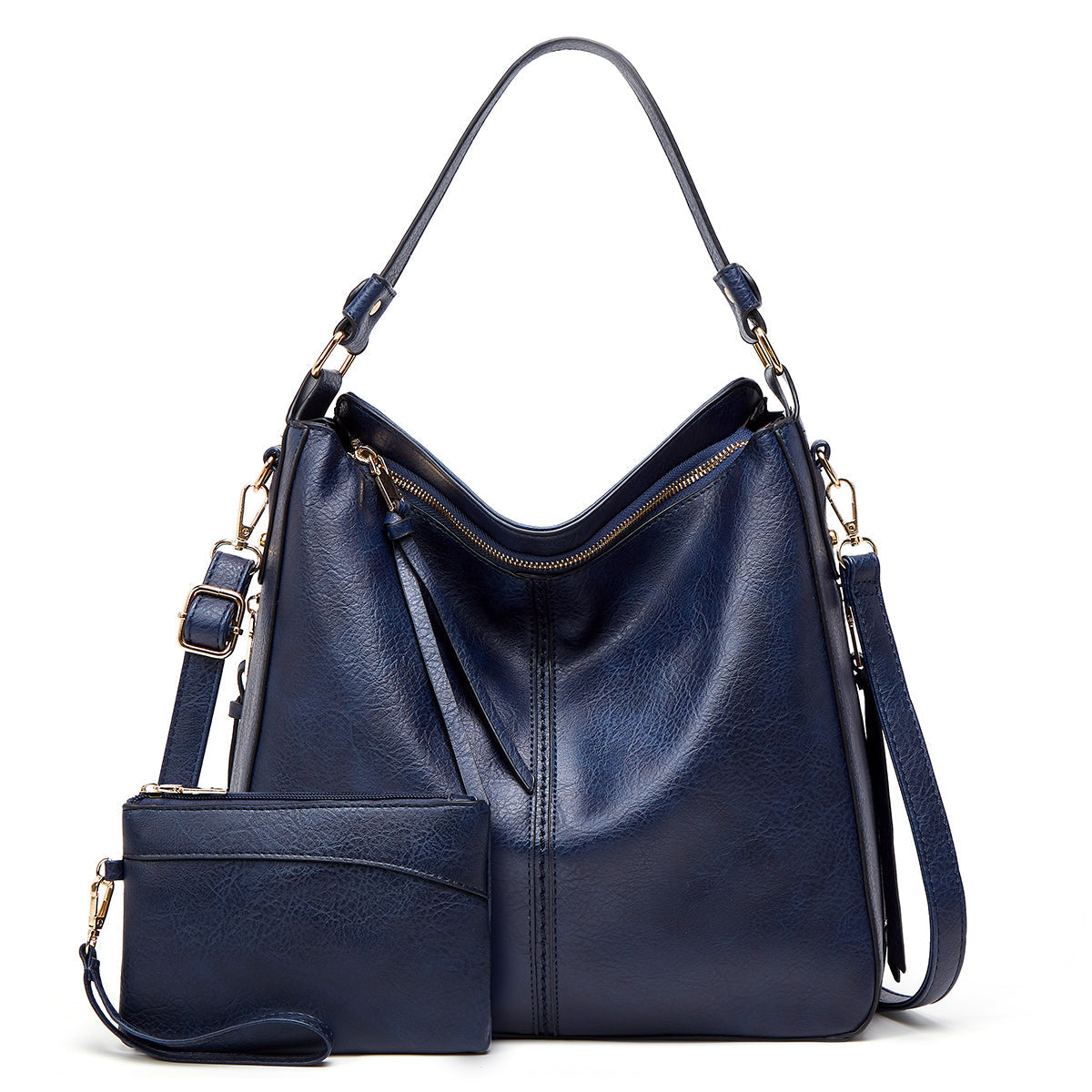 Culture® | Leather Hobo Handbag + FREE Pouch Wallet