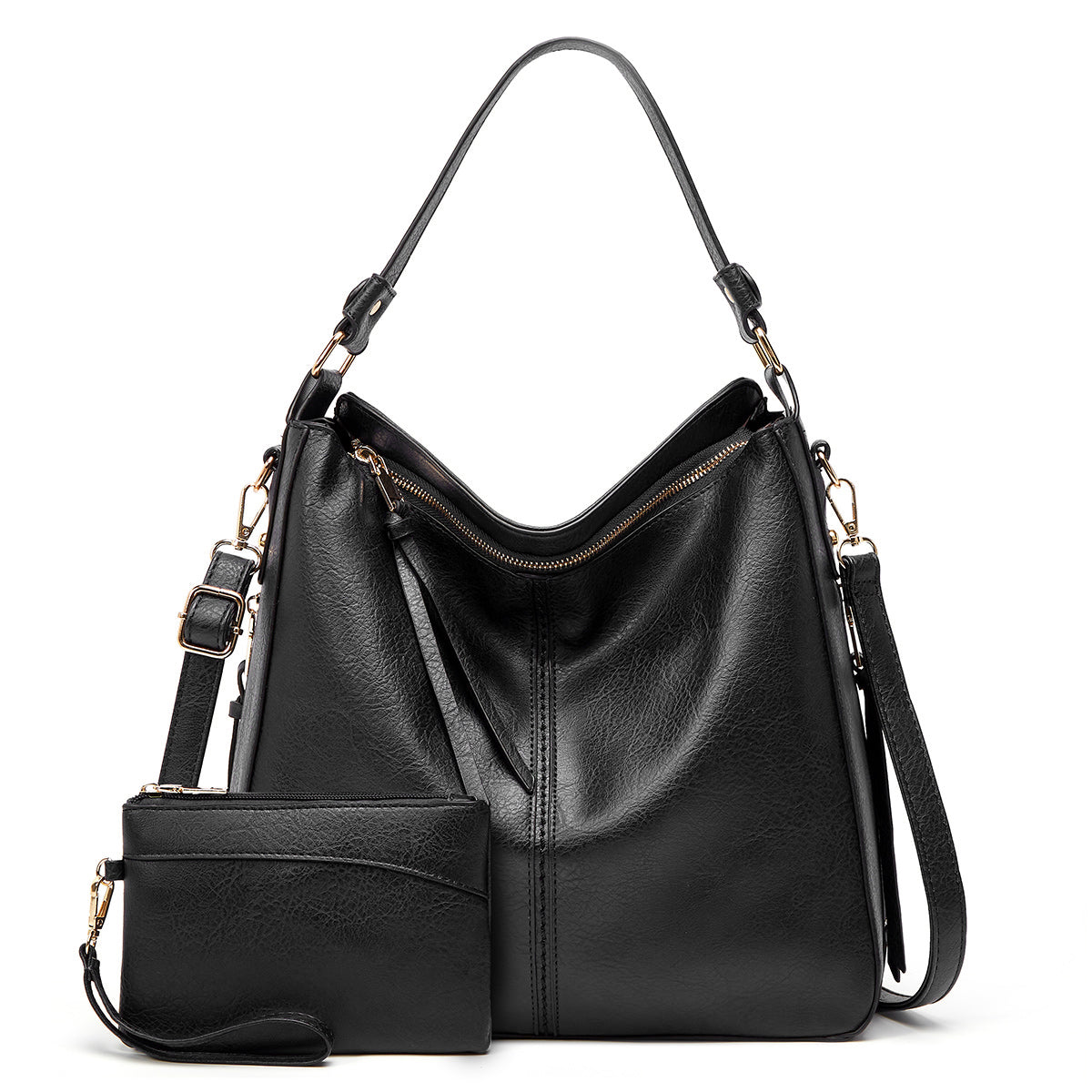 Culture® | Leather Hobo Handbag + FREE Pouch Wallet