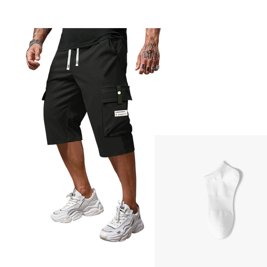 Culture® | Drawstring Cargo Shorts