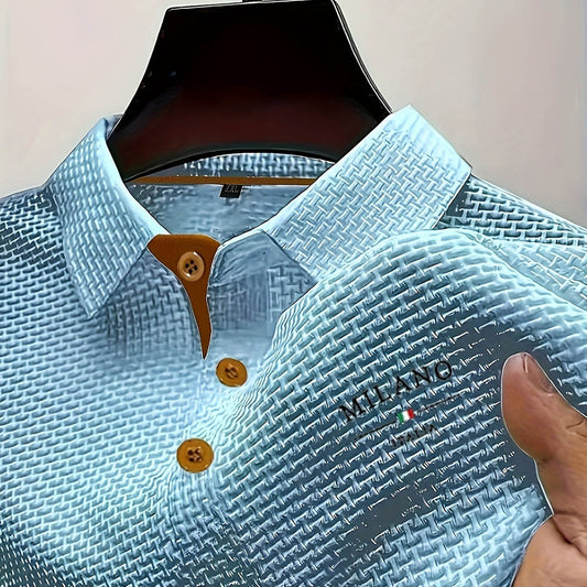 Culture® | Textured Knit Polo Shirt for Men