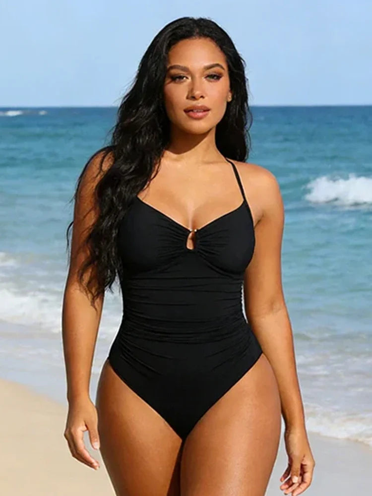 Culture® | U-Ring Cut Out Shaping Swimsuit