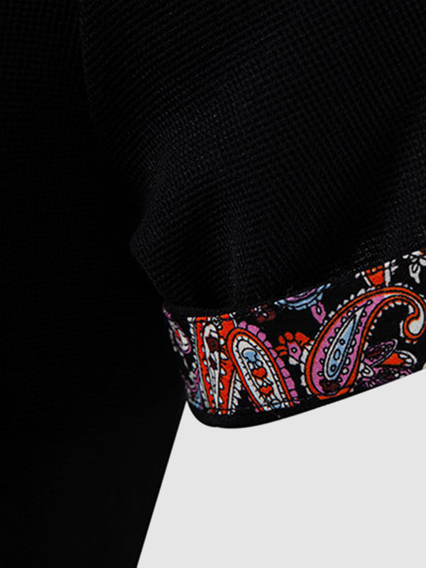 Culture® | Men's Paisley Casual Business Lapel POLO