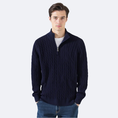 Culture® | Zipped Cable Sweater