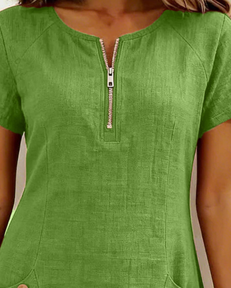 Culture® | Cotton Zip Pocket Dress