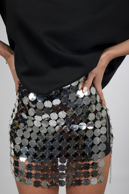 Culture® | Sequin Mini Skirt – Adjustable Fit