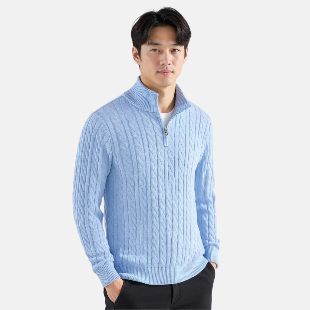 Culture® | Zipped Cable Sweater