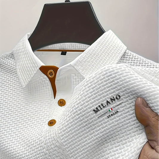 Culture® | Textured Knit Polo Shirt for Men