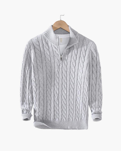 Culture® | Zipped Cable Sweater