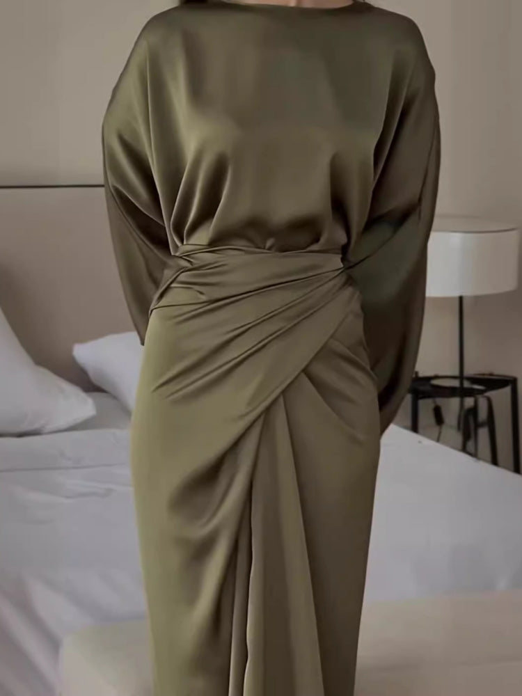 Culture® | Satin Elegance Maxi Dress