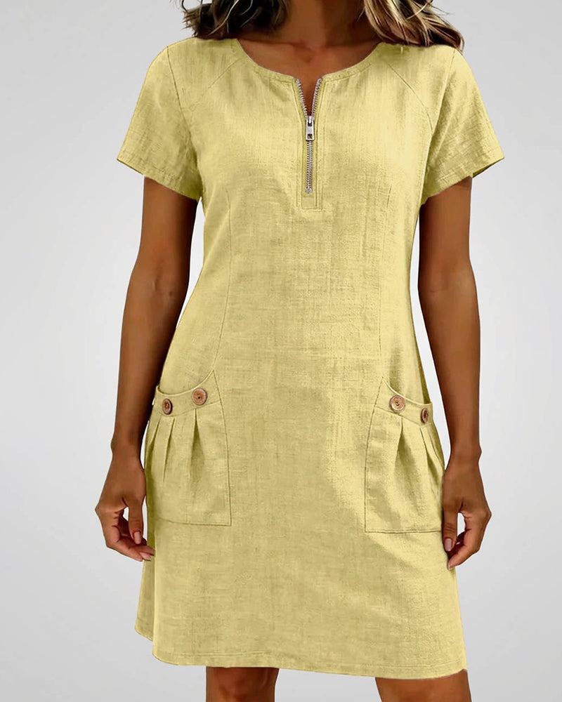 Culture® | Cotton Zip Pocket Dress