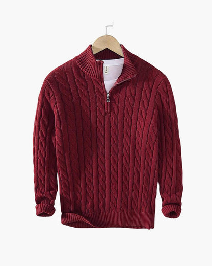 Culture® | Zipped Cable Sweater