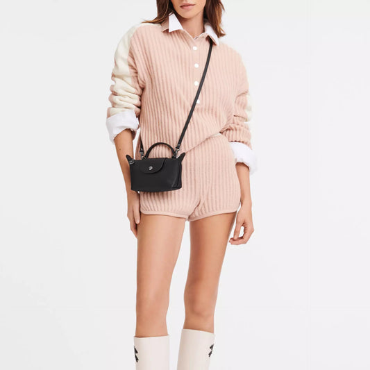Culture® | Paris Leather Longchamp Bag - Pink