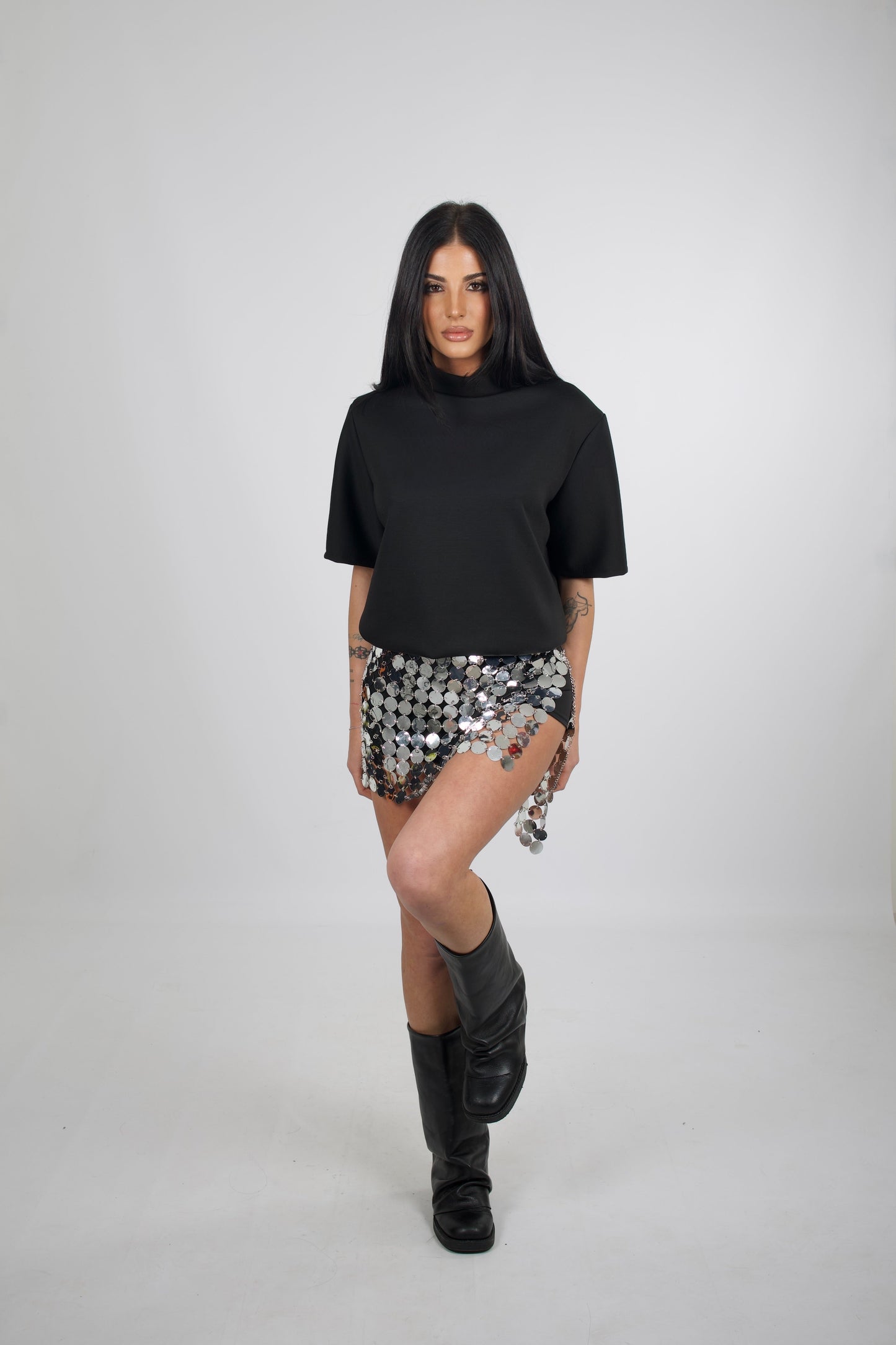 Culture® | Sequin Mini Skirt – Adjustable Fit
