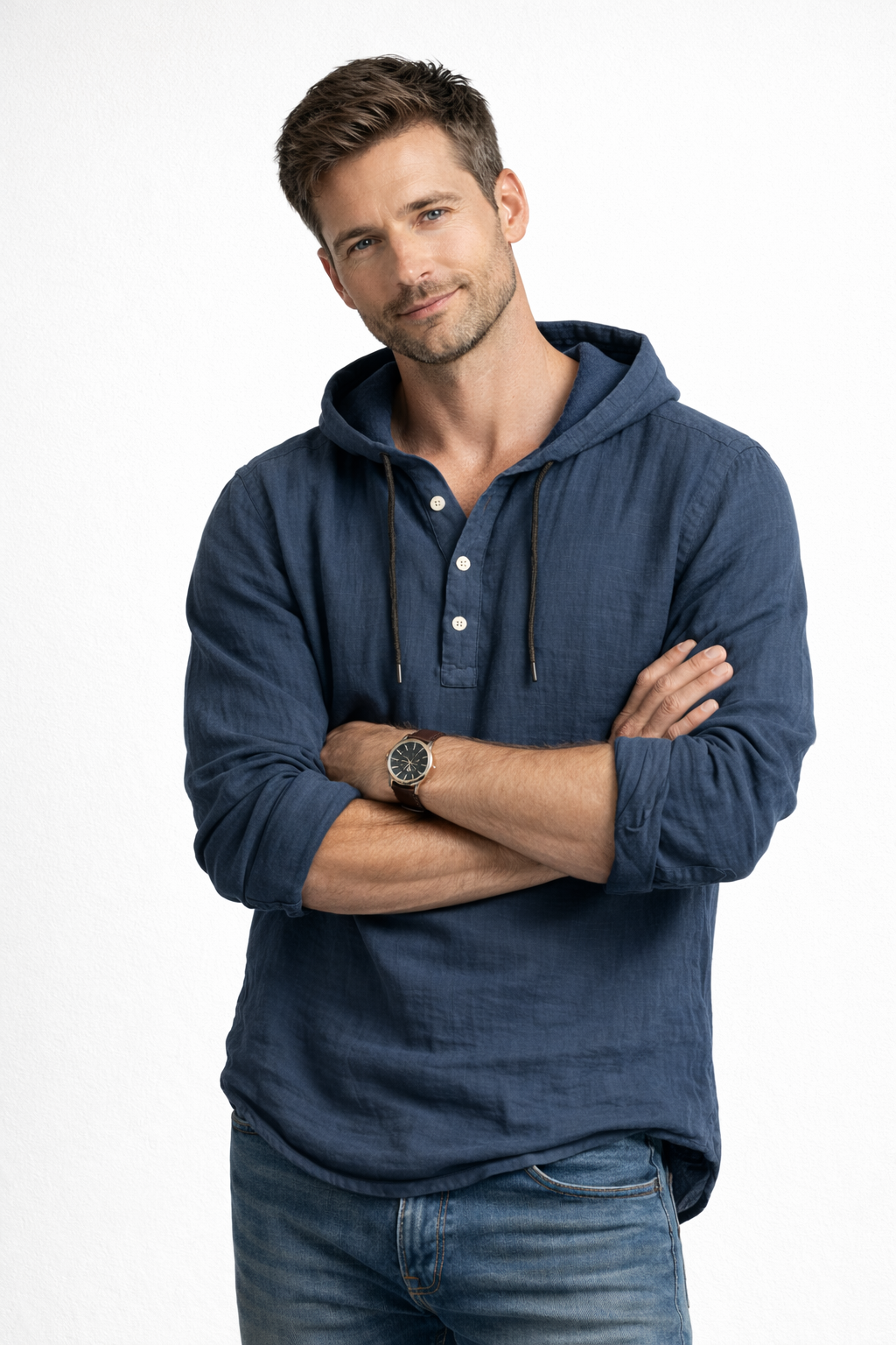 Culture® | Linen Hooded Shirt – Effortless Luxury for Every Season