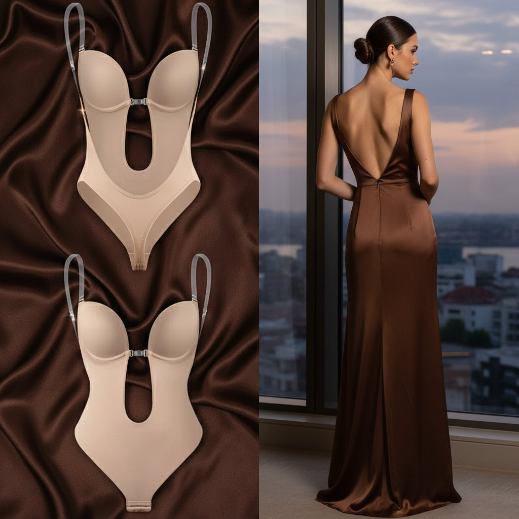 Culture® | Formivelle Backless Thong Bodysuit & Bra