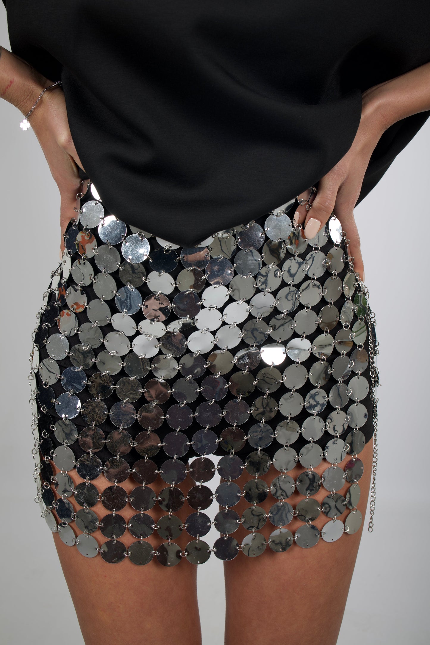 Culture® | Sequin Mini Skirt – Adjustable Fit