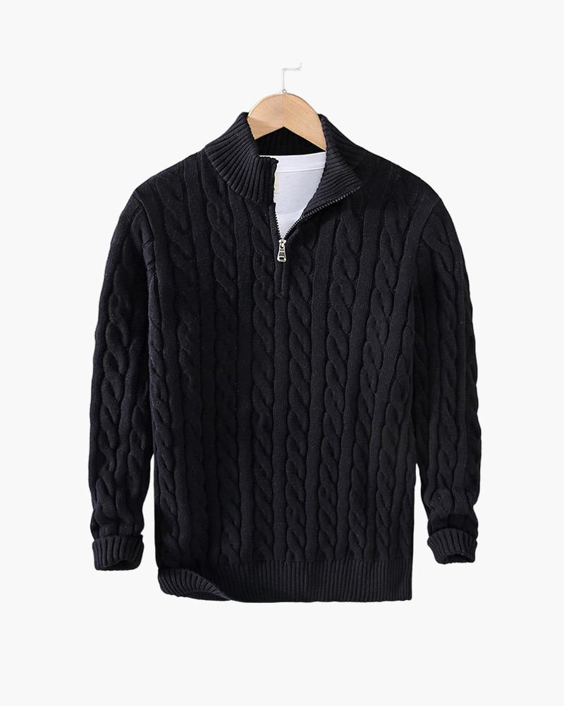 Culture® | Zipped Cable Sweater