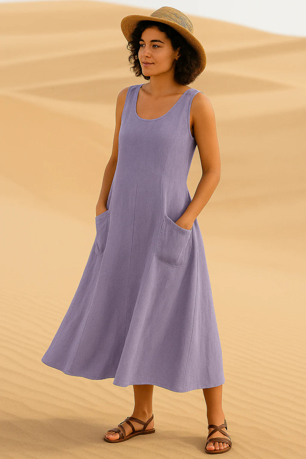 Culture® | Linen Midi Dress