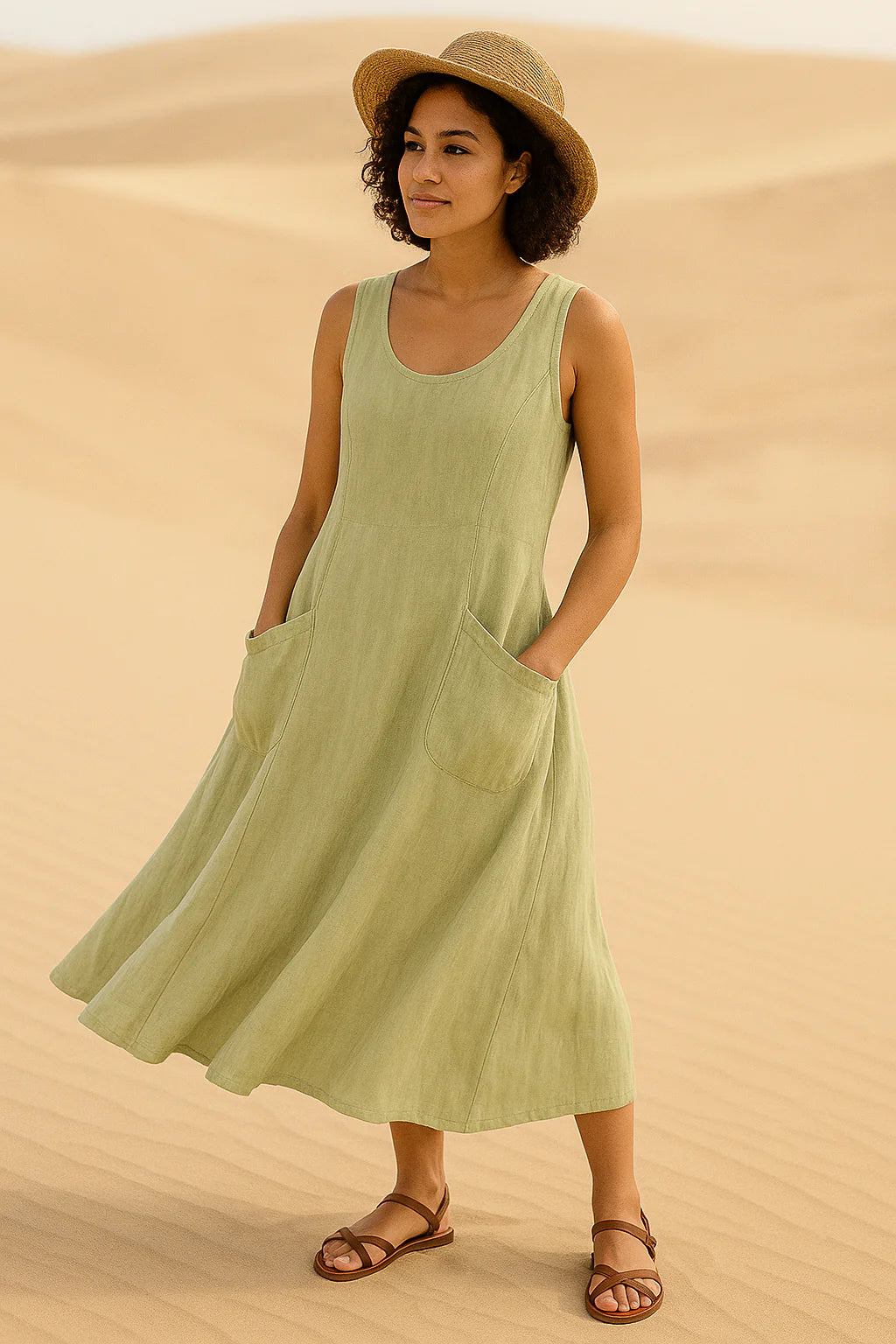 Culture® | Linen Midi Dress