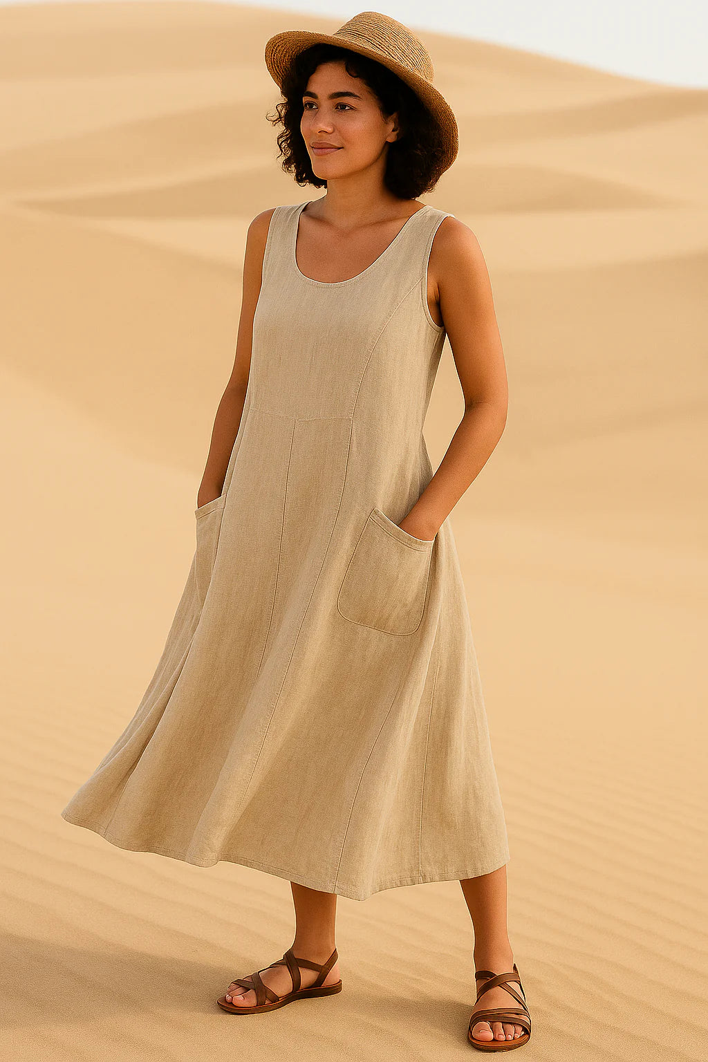 Culture® | Linen Midi Dress