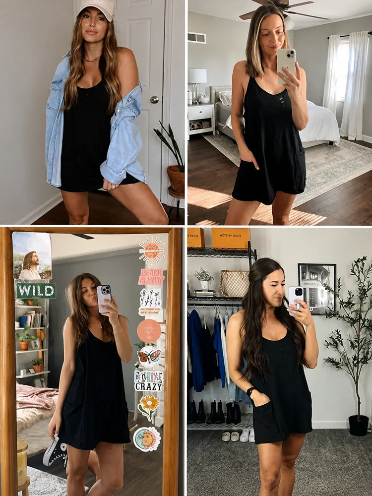 Culture® | 2-in-1 Everyday Active Mini Dress with Built-In Shorts