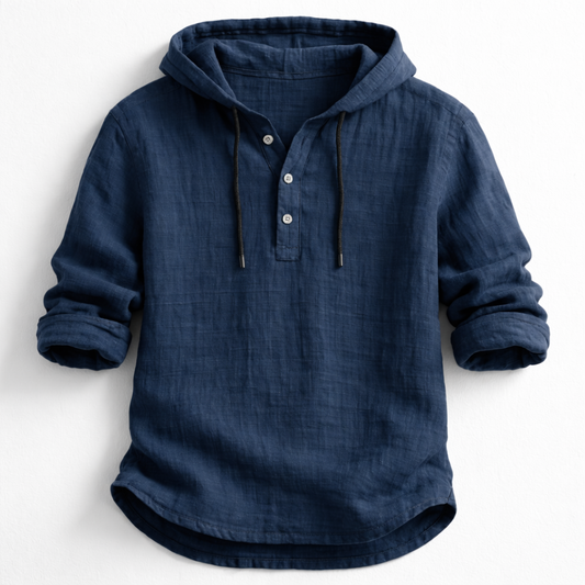 Culture® | Linen Hooded Shirt – Effortless Luxury for Every Season
