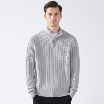 Culture® | Zipped Cable Sweater