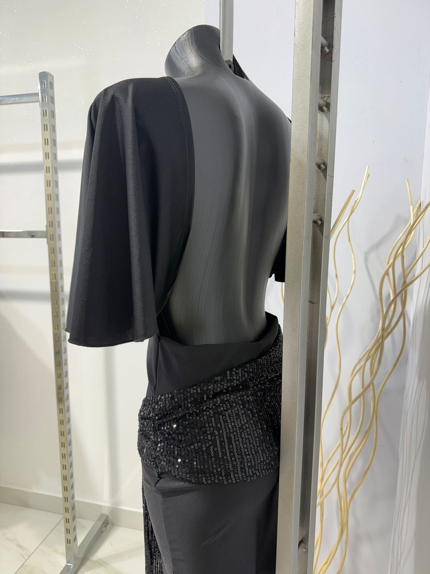 Culture® | Sequin Draped Mini Dress