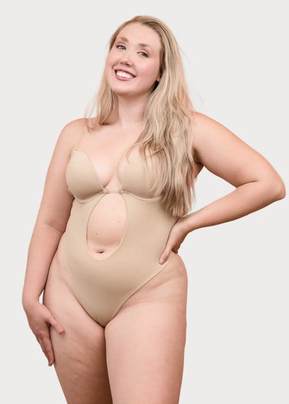 Culture® | Formivelle Backless Thong Bodysuit & Bra