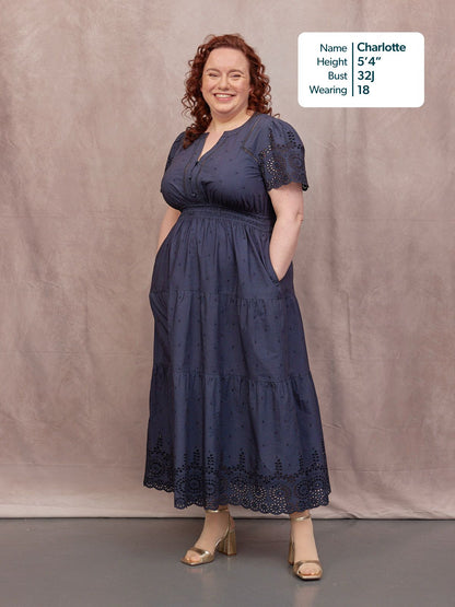 Culture® | Cotton Summer Dress - Dark Navy