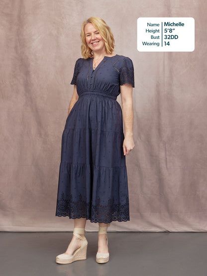 Culture® | Cotton Summer Dress - Dark Navy