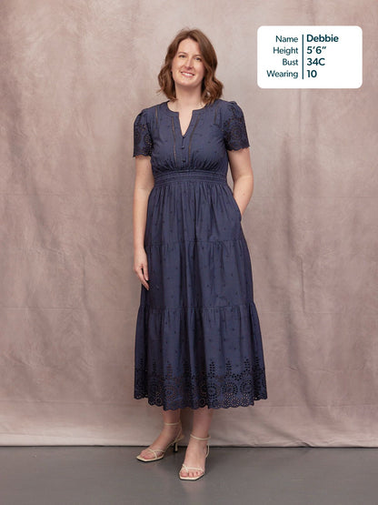 Culture® | Cotton Summer Dress - Dark Navy