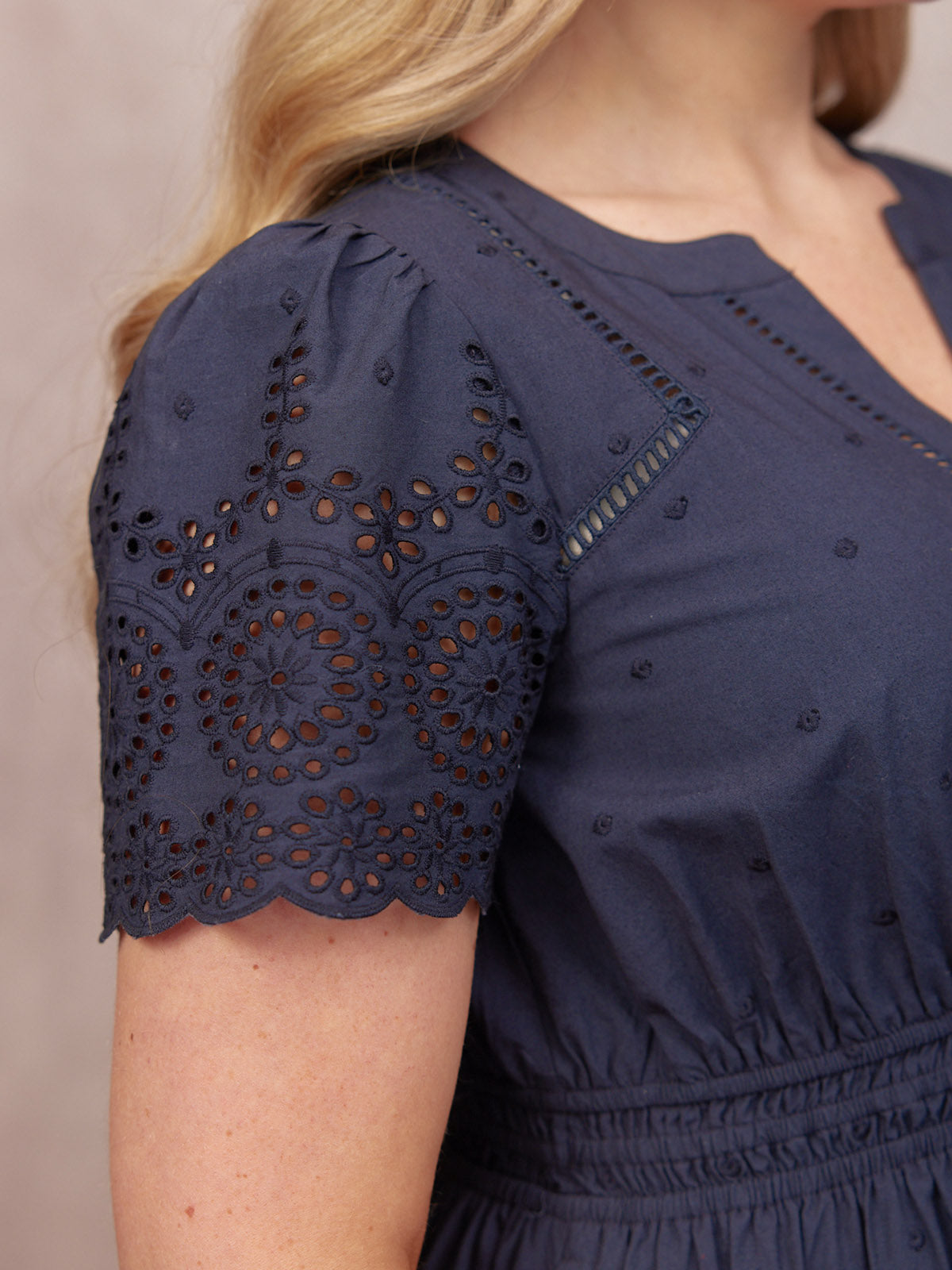 Culture® | Cotton Summer Dress - Dark Navy