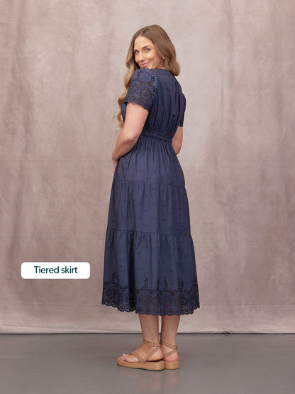Culture® | Cotton Summer Dress - Dark Navy