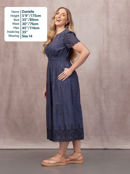 Culture® | Cotton Summer Dress - Dark Navy