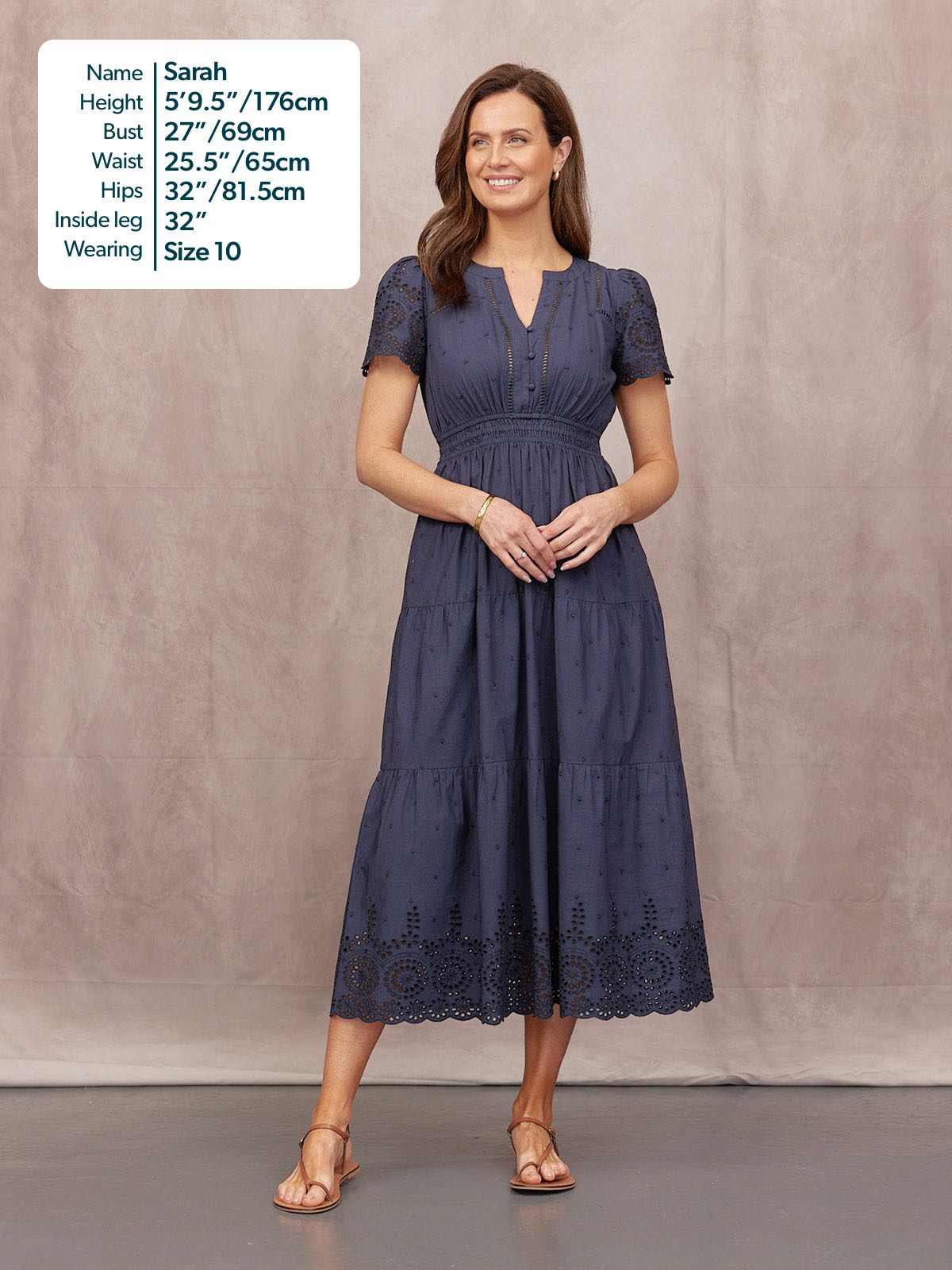 Culture® | Cotton Summer Dress - Dark Navy