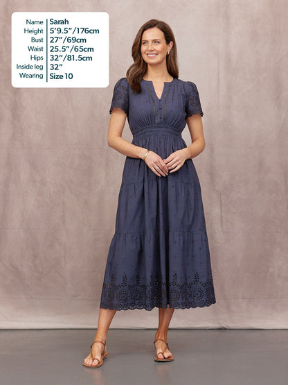 Culture® | Cotton Summer Dress - Dark Navy