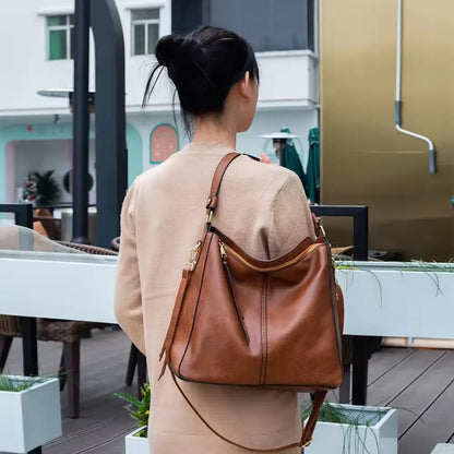 Culture® | Leather Hobo Handbag + FREE Pouch Wallet