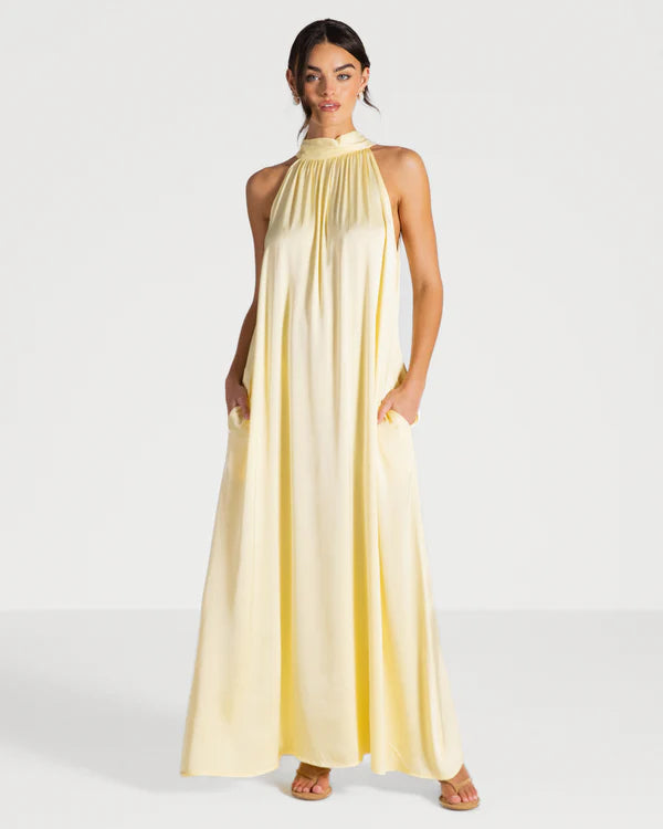 Culture® | Halterneck Satin Dress