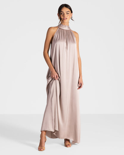 Culture® | Halterneck Satin Dress