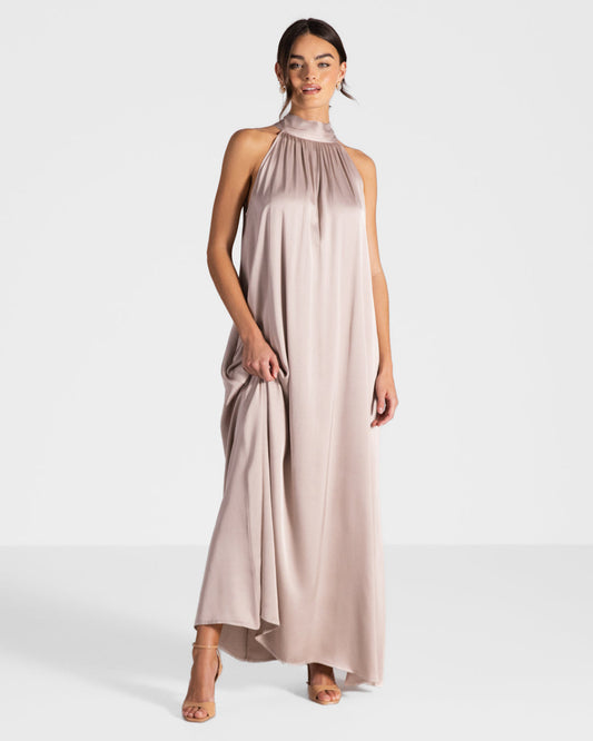 Culture® | Halterneck Satin Dress