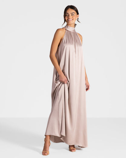Culture® | Halterneck Satin Dress