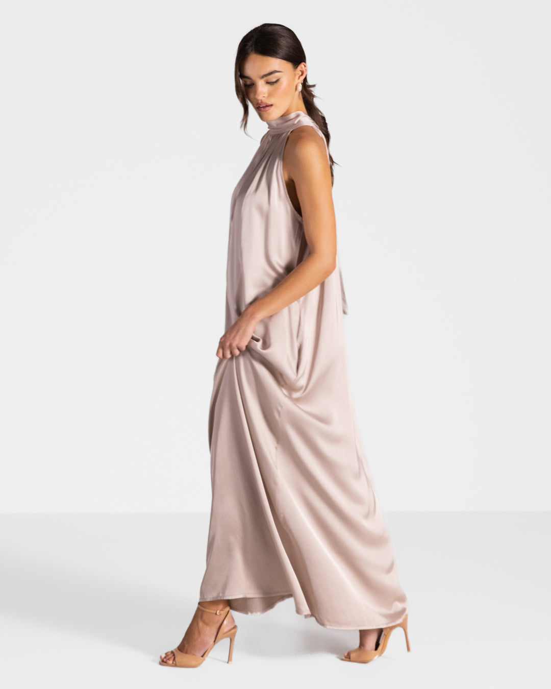 Culture® | Halterneck Satin Dress